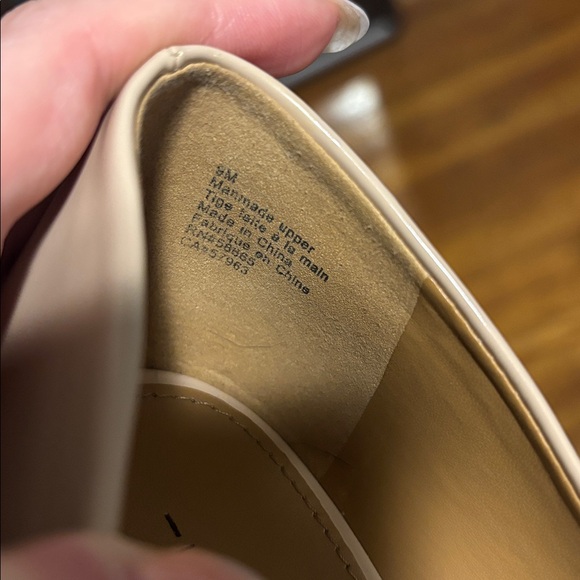 14th & Union Elegant Nude Block Heel Pumps - Picture 7 of 7